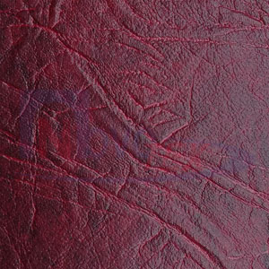 Отделка двери винилискожей: Бордо цвет