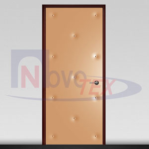 Вариант рисунка №1 отделки двери винилискожей