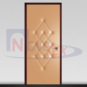 Вариант рисунка №1 отделки двери винилискожей