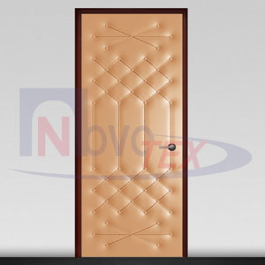 Вариант рисунка №1 отделки двери винилискожей