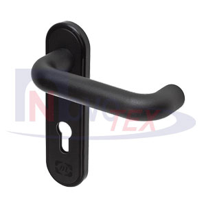 Ручка дверная чёрная для противопожарных дверей