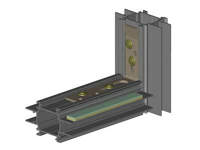 Профили для системы офисных перегородок ALT 110