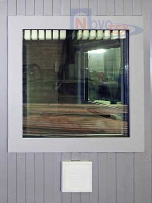 Глухой пулестойкий оконный блок ОБ-50