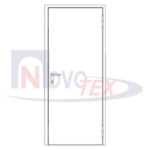 ДПМ-1, глухая однопольная дверь