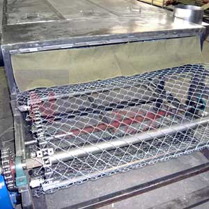 Общий вид сушильной машины (в процессе сборки)