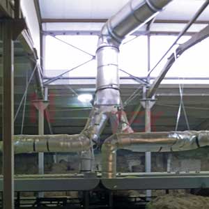 Система вентиляции для подачи агента сушки в машину