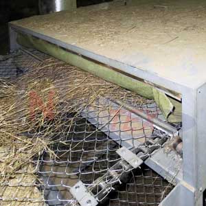 Входная часть сушильной машины