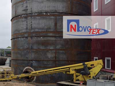 Монтаж вертикального резервуара