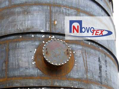 Резервуар вертикальный перед покрытием