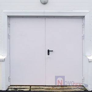 ВМР, ворота металлические утеплённые распашные