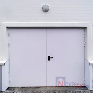 ВМР, ворота металлические утеплённые распашные