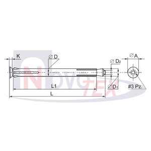 Чертёж рамного анкера