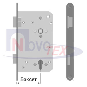 Бэксет цилиндрового замка